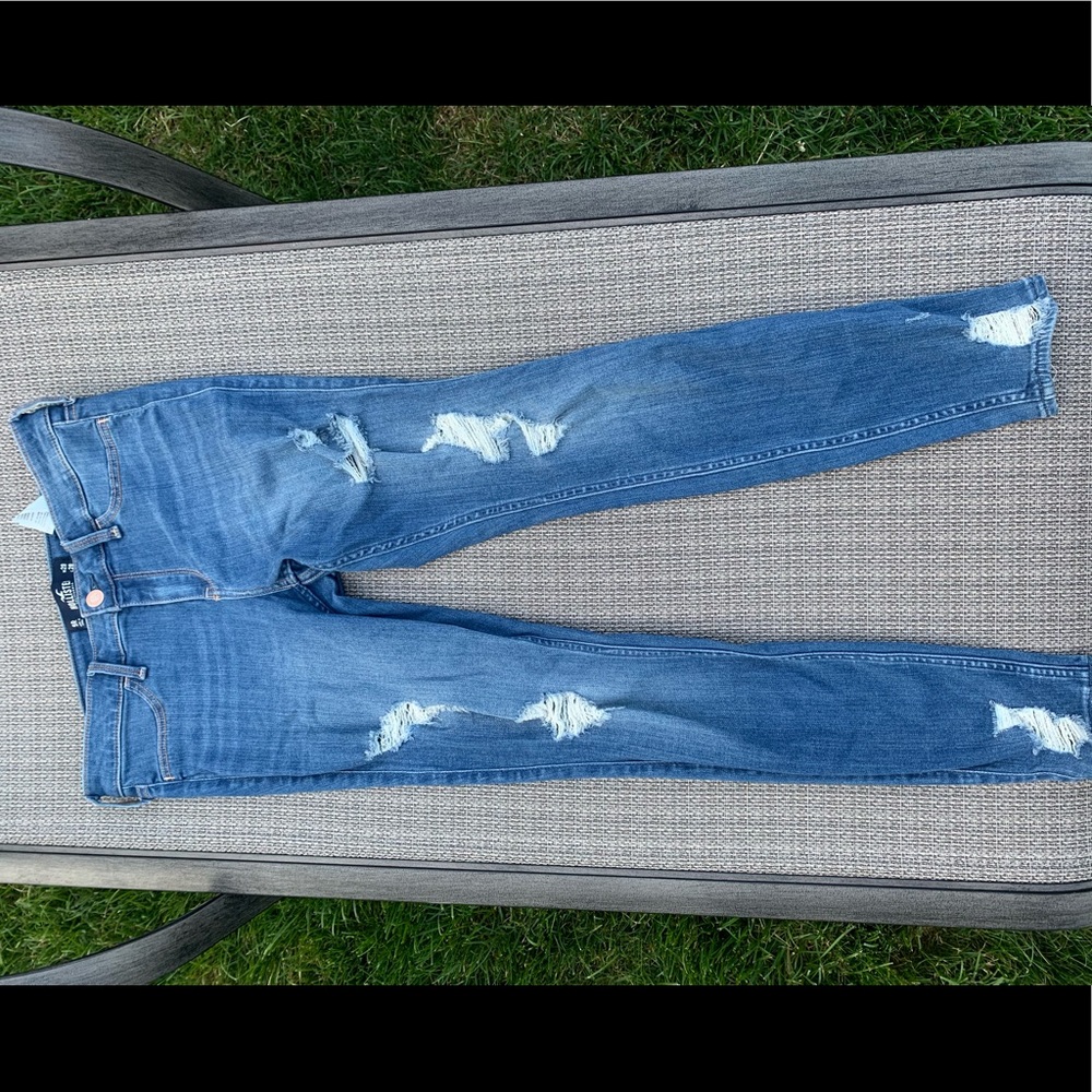 Ripped Skinny Jeans Hollister